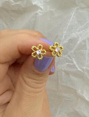 Aretes Mujer Flor Primaveral