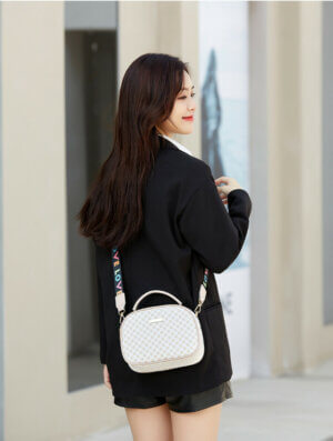 Bolso Mujer Vintage Blanco