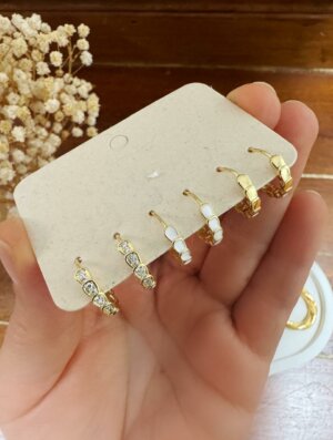 Set Aretes Encanto Calido