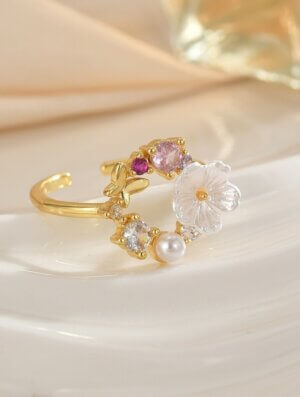 Anillo Mujer Suspiro Rosa