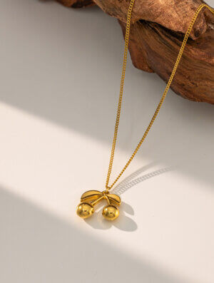 Collar Acero Tesoro Cherry