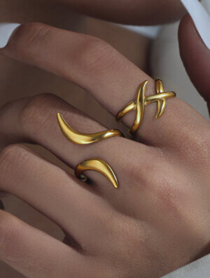 Set Acero Danza Dorada