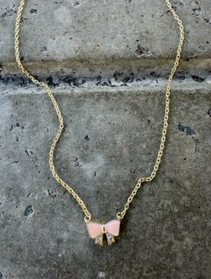 Collar Xuping Lazo Rosa