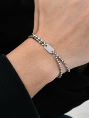 Pulsera Hombre Acero Noble