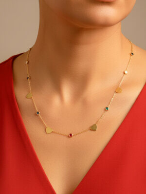 Collar Acero Verso de-Amor